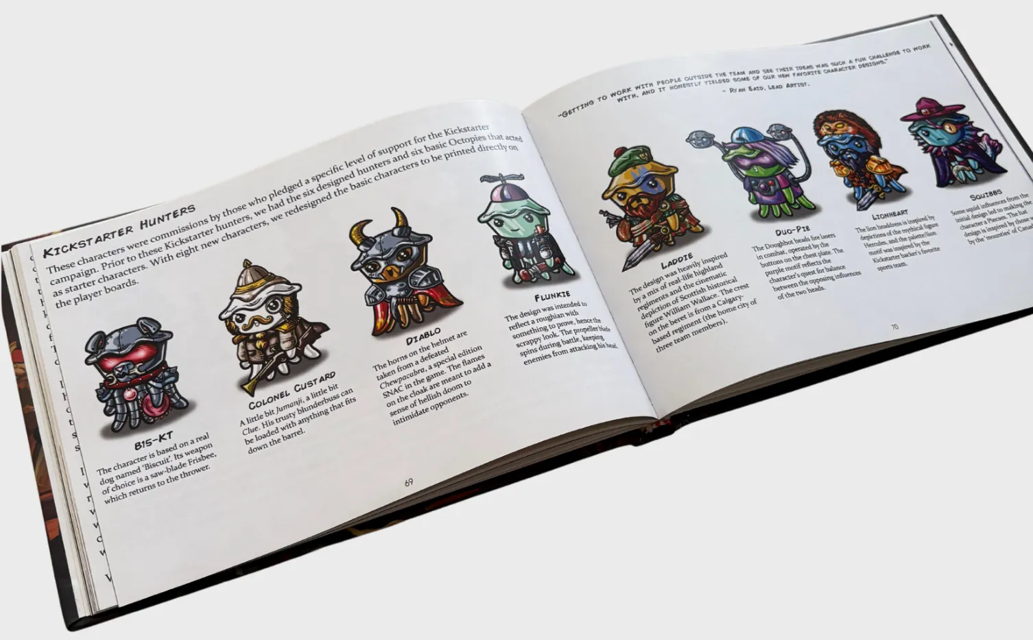 Artbook interior spread 1