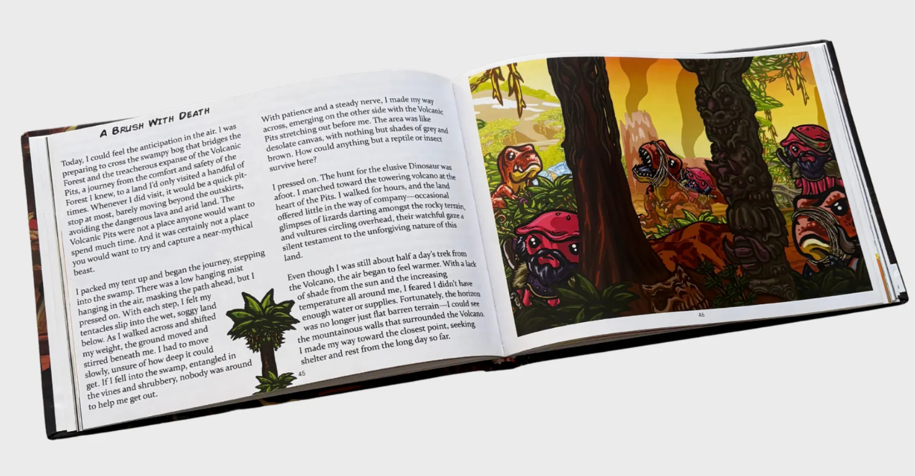 Artbook interior spread 2