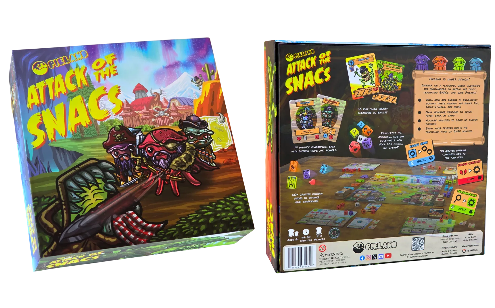 Attack of the SNACs — front and back