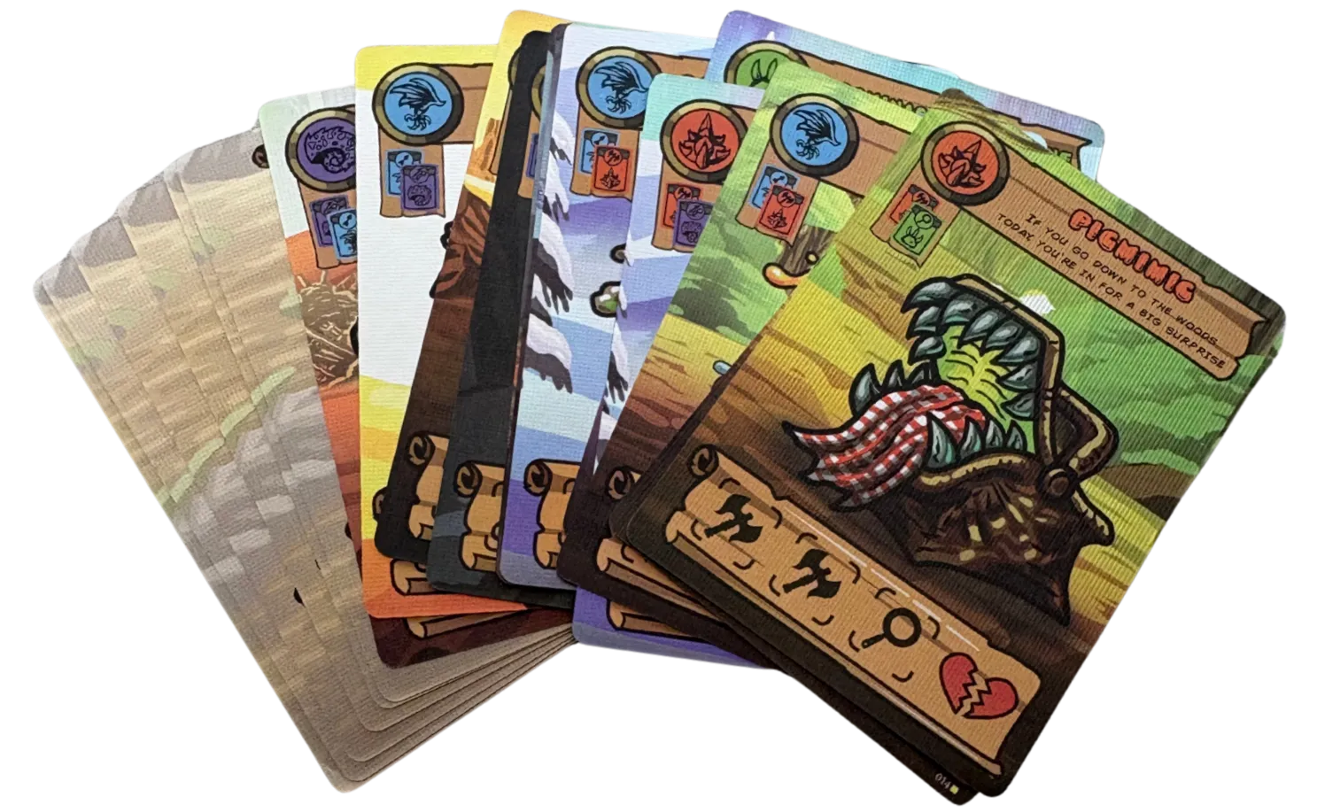 Pastry pack cards